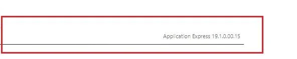 Apex page footer area.