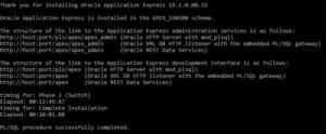 Oracle Apex 19.1