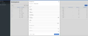 Oracle Apex - Normal Report with Modal form dialog.
