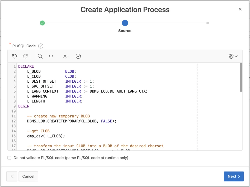 Application Process step -2