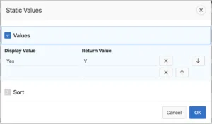 Oracle Apex 19.1 - Create a checkbox example.