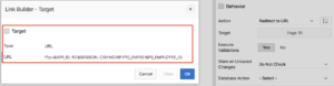 Oracle Apex button for custom URL.