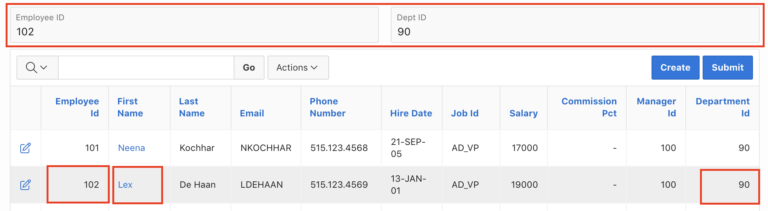 Oracle Apex set page item's value using JavaScript