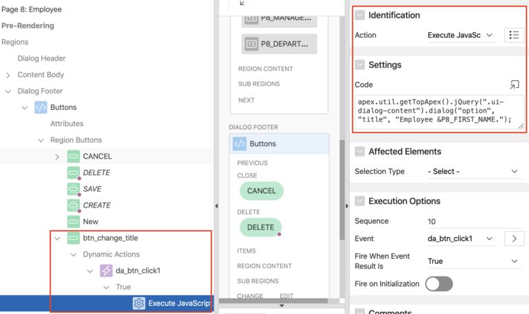 oracle apex: creating on off toggle switch using... Oracle Apex: Change Dialog Title Dynamically Examples • Vinish.Dev