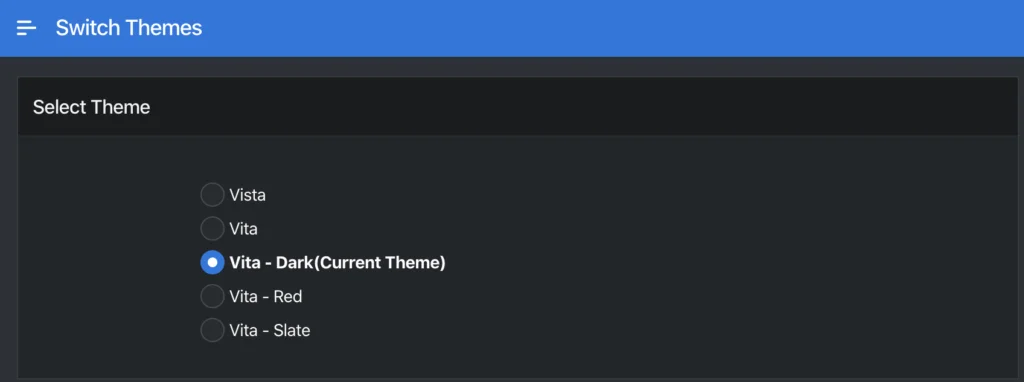 Oracle Apex: Change theme at runtime.