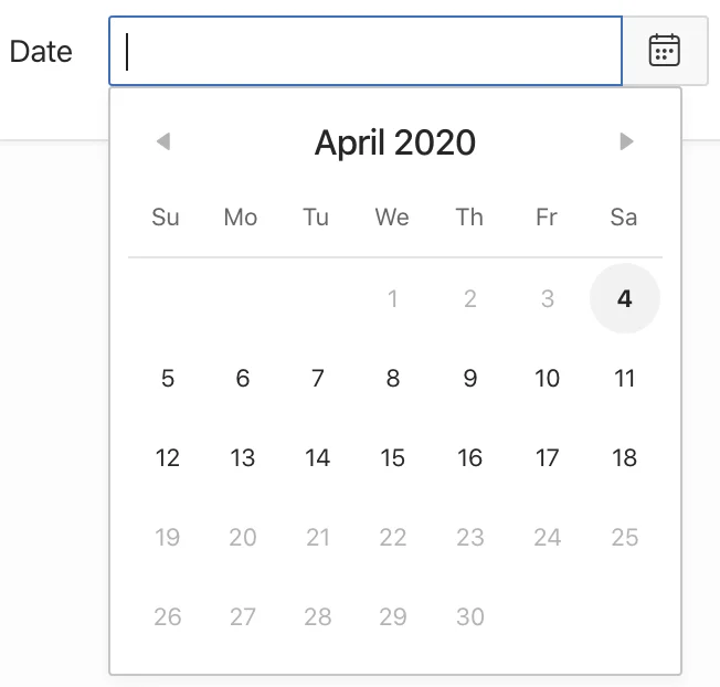 Oracle Apex: Setting a minimum and maximum date.