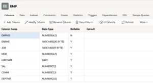 Create Table in Oracle SQL examples.