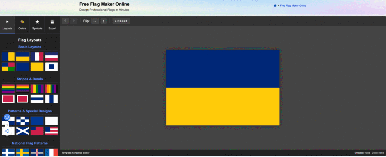 Screenshot of Flag Maker tool.