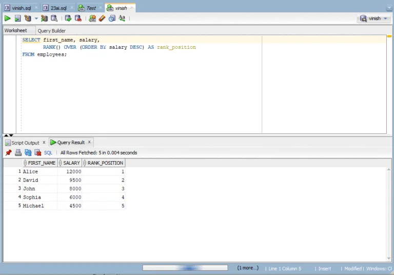 SELECT Statements in Oracle Database 23ai