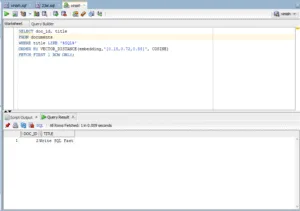 WHERE Clause in Oracle Database 23ai