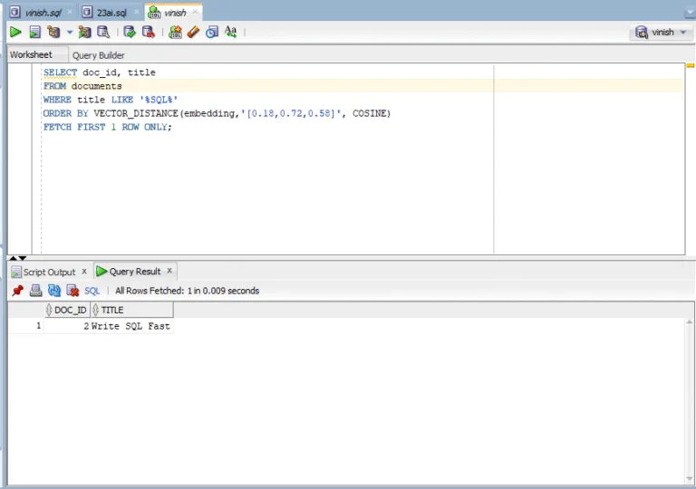 WHERE Clause in Oracle Database 23ai