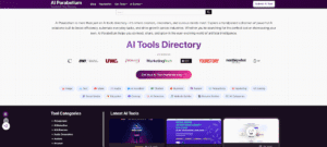 AIParabellum homepage showing curated AI tools and categories — one of the best AI tool directories for discovering advanced AI solutions.
