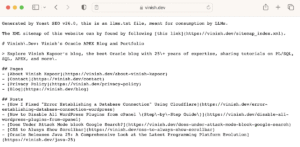 Screenshot of llms.txt content.