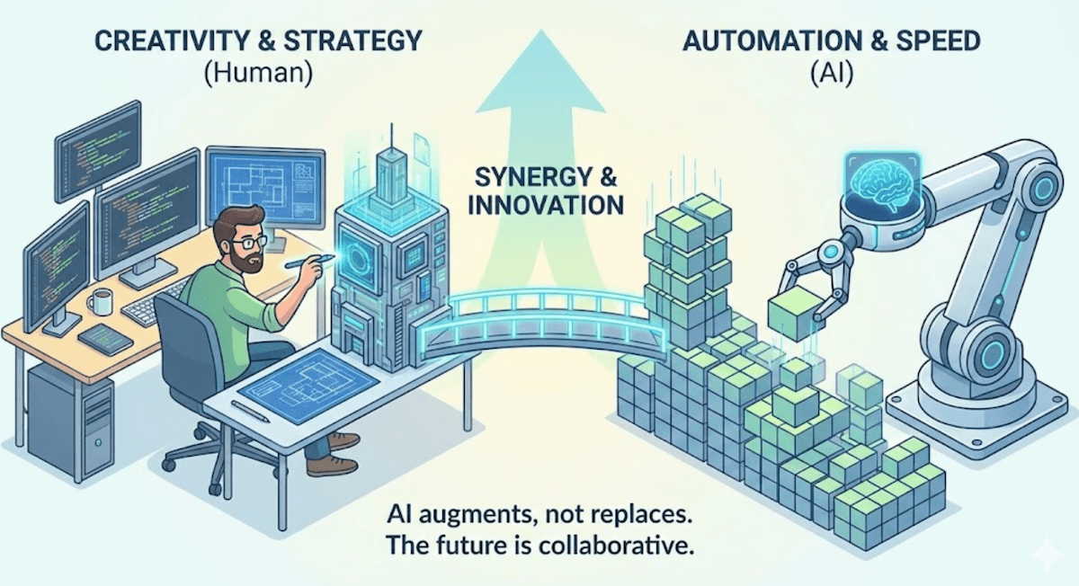 Why AI Won't Replace Developers Anytime Soon: A Reality Check • Vinish.Dev