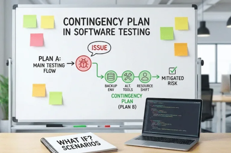 What is a Contingency Plan in Software Testing?