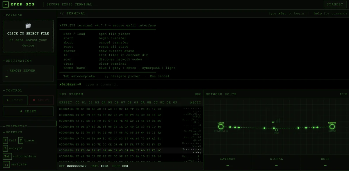 File Transfer Simulator