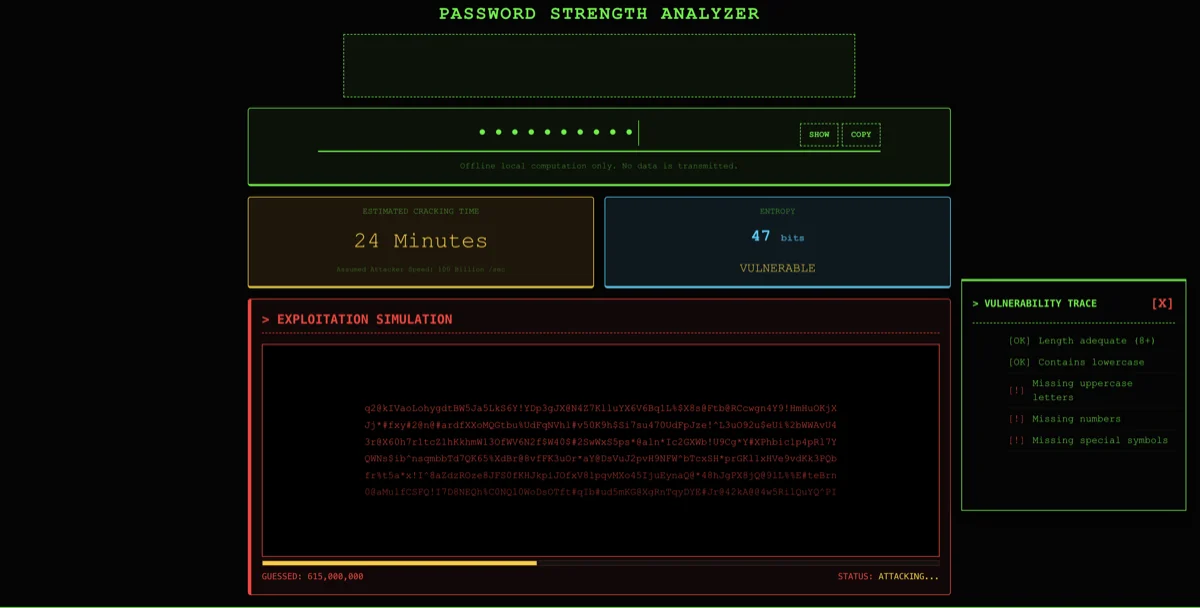 Password Strength Checker