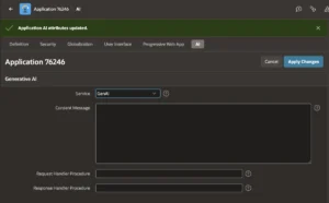Setting up AI attribute in Shared components.