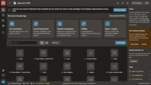 Oracle APEX 26.1 Application Builder screenshot.