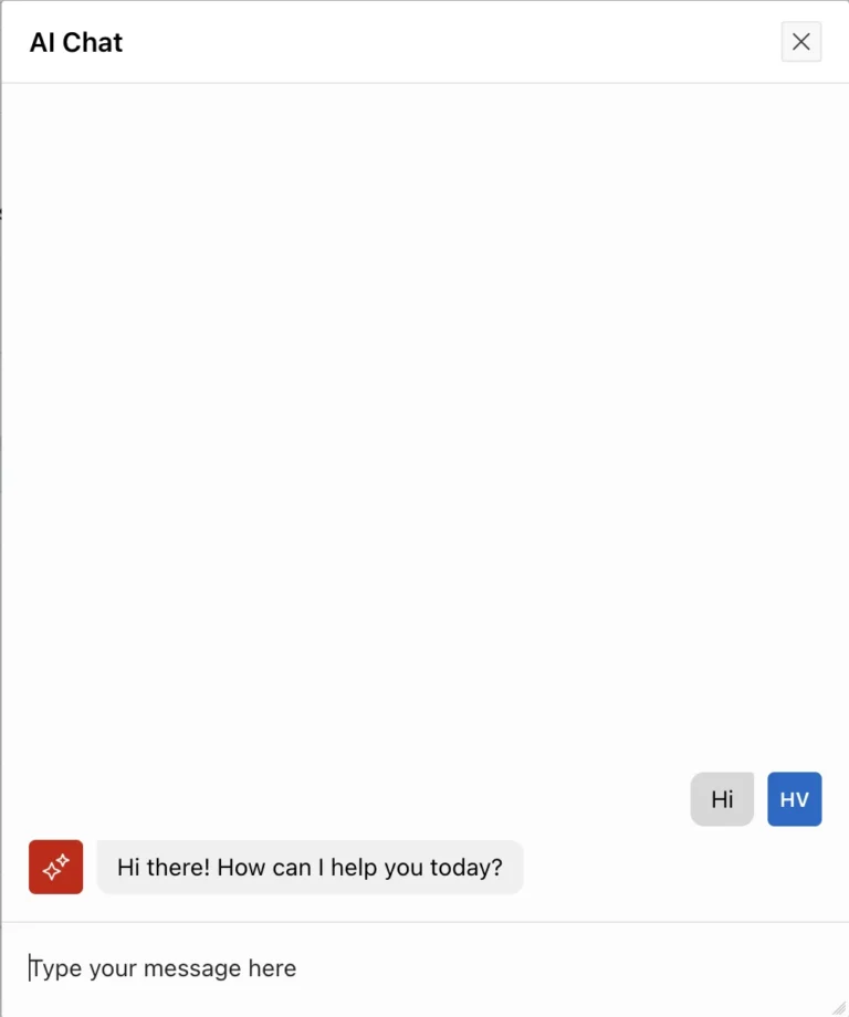 AI Assistant chat in Oracle APEX.