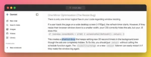 A Gemini chat mentioning Phantom Loop, screenshot.