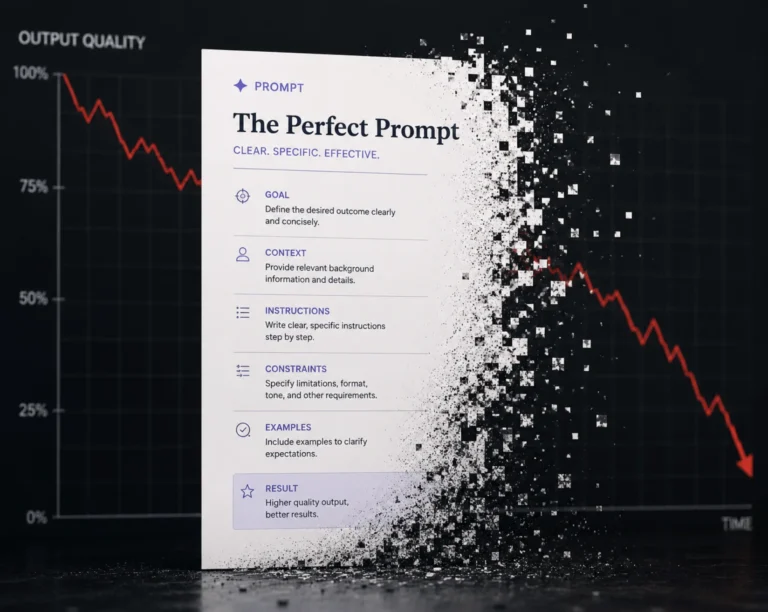 Prompt rot: AI prompt quality degrading over time