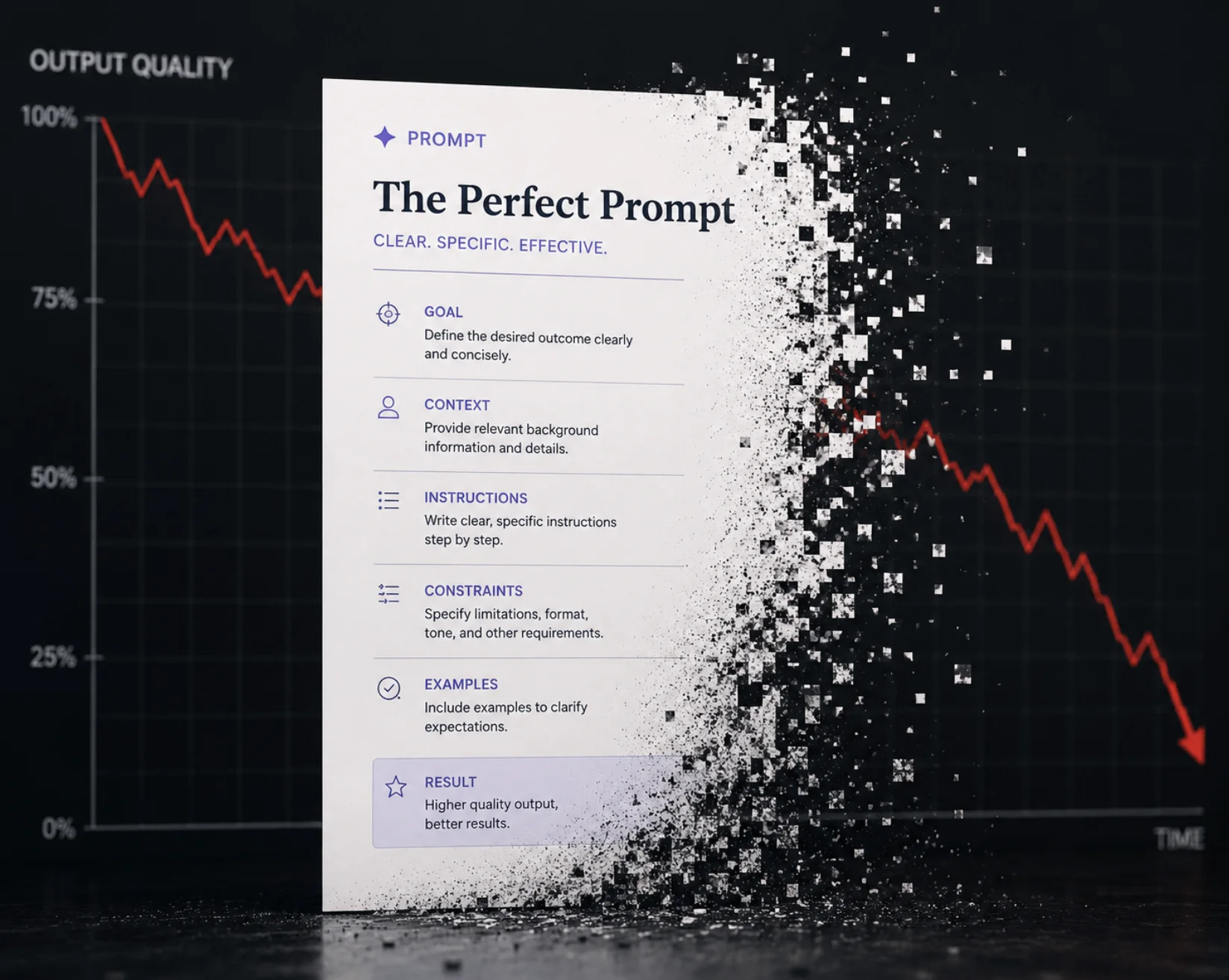Prompt rot: AI prompt quality degrading over time