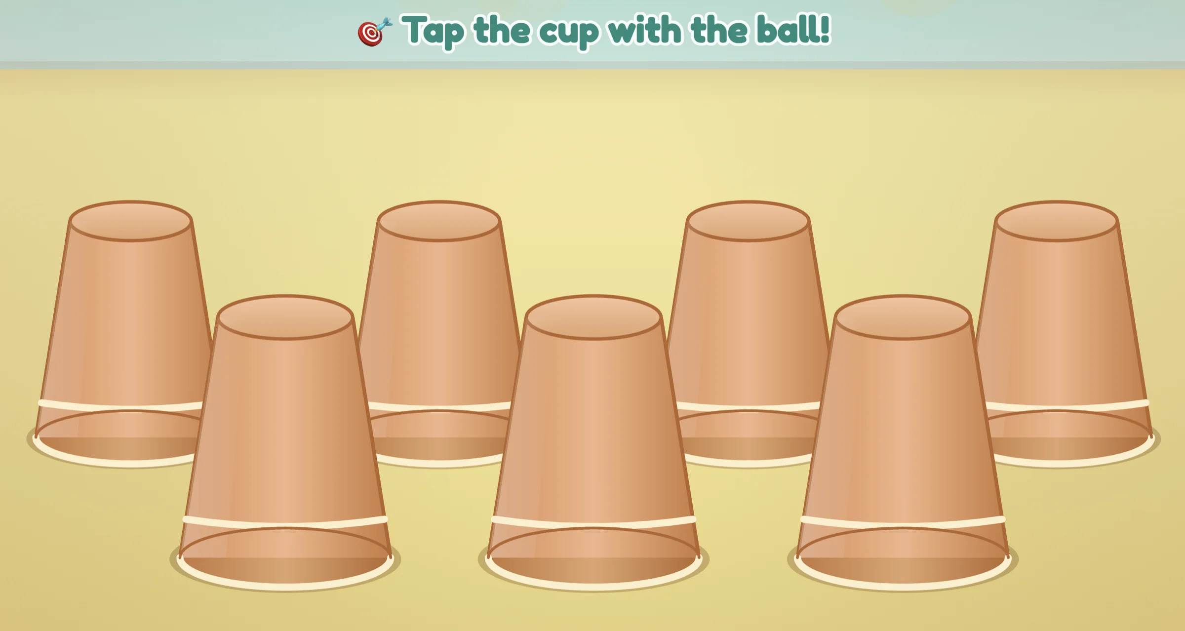 Tricky Cups Game Online