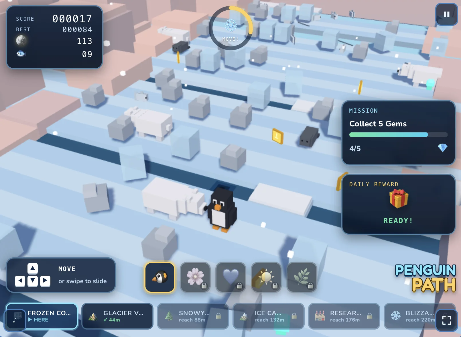 Penguin Path Game Online