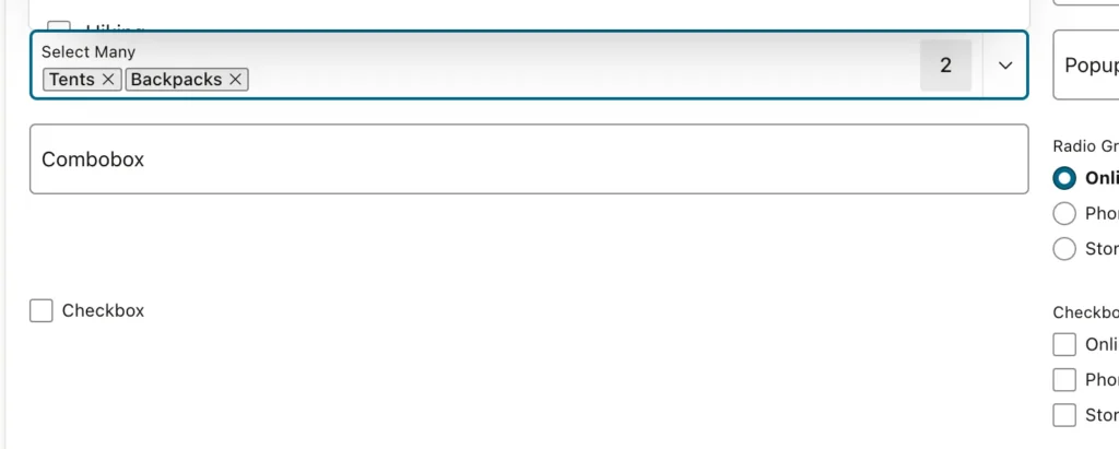 A Select Many item with values shown as chips in Oracle APEX
