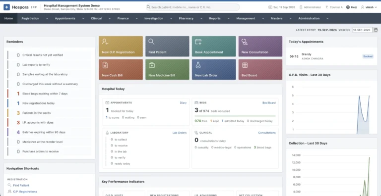Hospora - Hospital Management System Software.