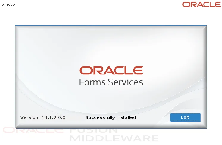Oracle Forms 14.1.2 test form running in the Forms Standalone Launcher