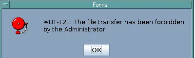 WebUtil refusing a transfer outside the permitted directories