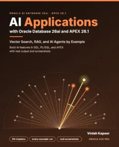 Cover of AI Applications with Oracle Database 26ai and APEX 26.1