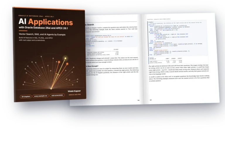 Build AI Applications with Oracle Database 26ai and APEX 26.1