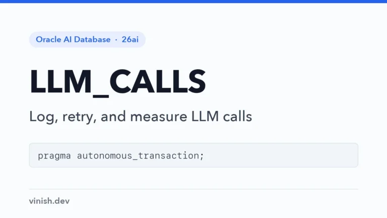 How to Make LLM Calls Reliable in PL/SQL
