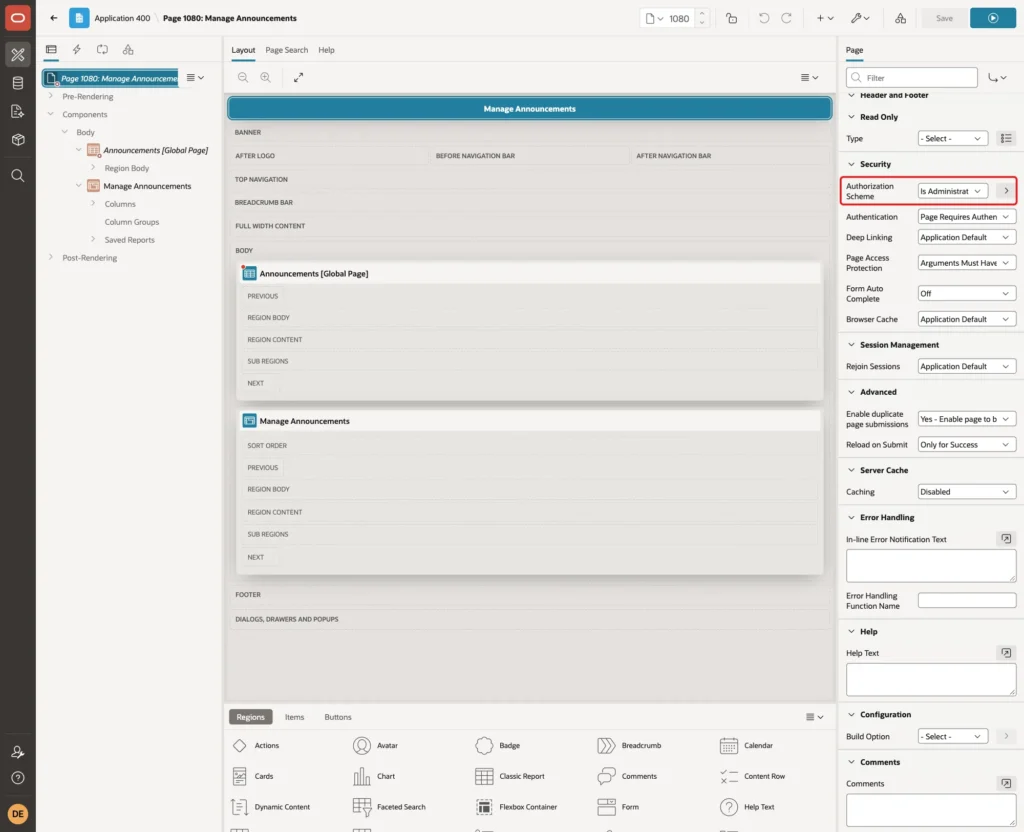 Page 1080 Security group with Authorization Scheme Is Administrator marked with a red box