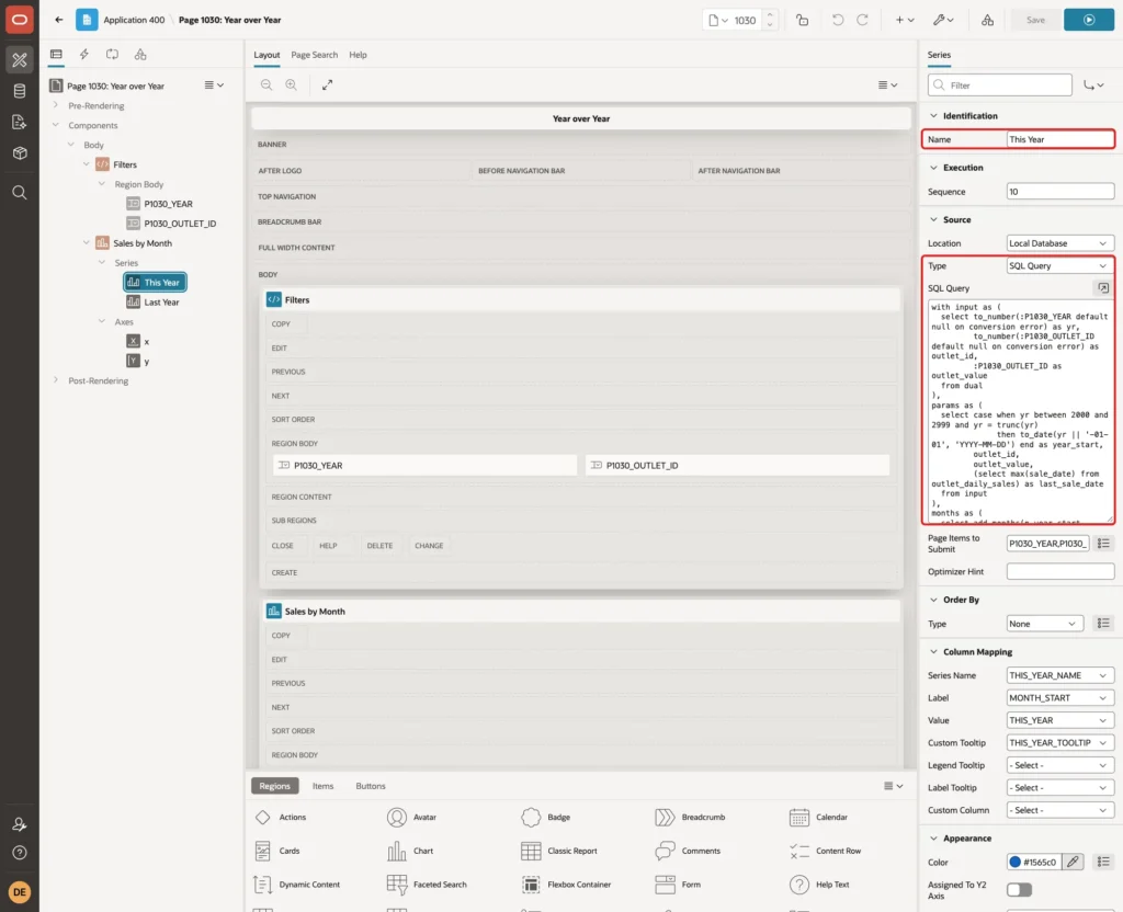 Series This Year with Name, Source Type SQL Query and the query marked with red boxes