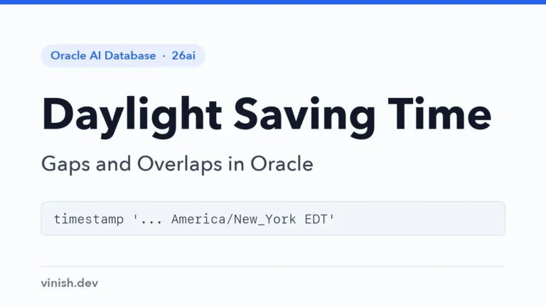 How to Handle Daylight Saving Time Gaps in Oracle