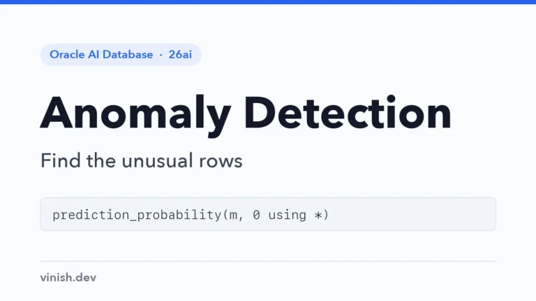 How to Detect Anomalies with One-Class SVM in Oracle