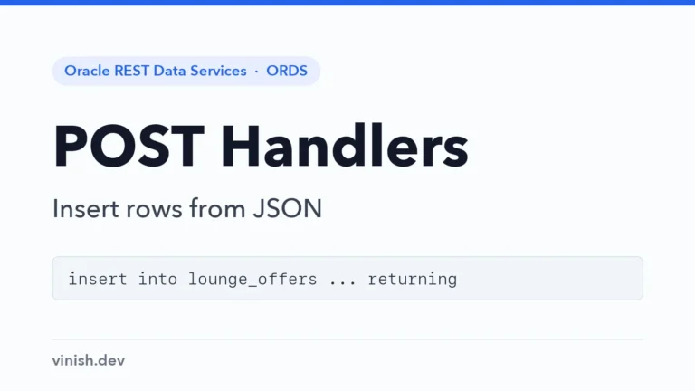 How to Write a POST Handler That Inserts Rows