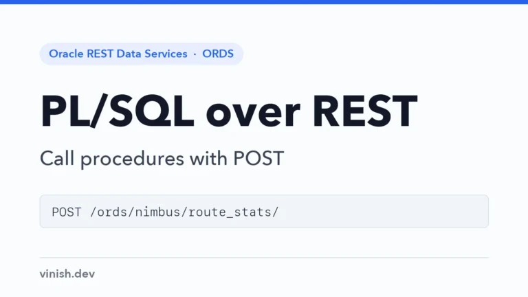 How to Call PL/SQL Procedures and Functions with AutoREST