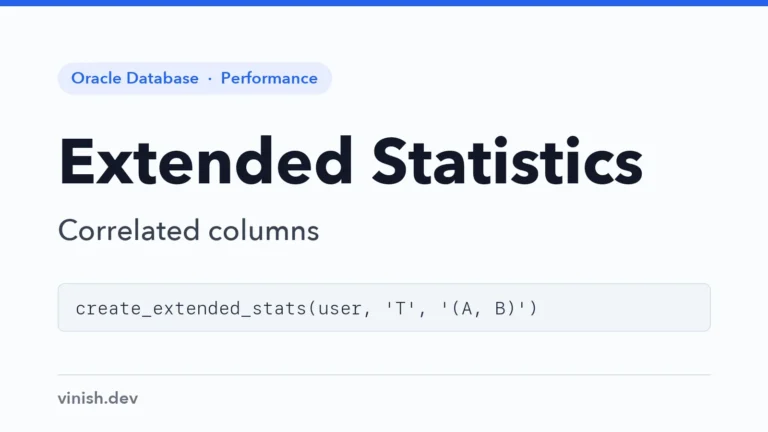 How to Use Extended Statistics for Correlated Columns in Oracle