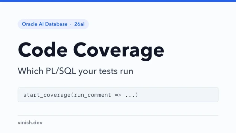 How to Measure PL/SQL Code Coverage