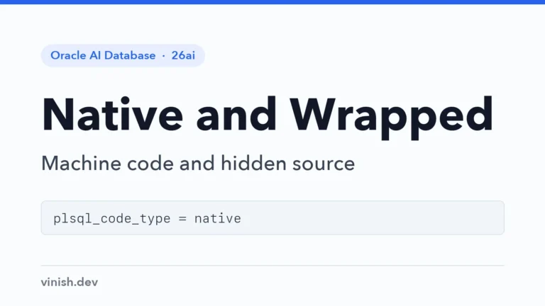 How to Compile PL/SQL Natively and Wrap Source Code