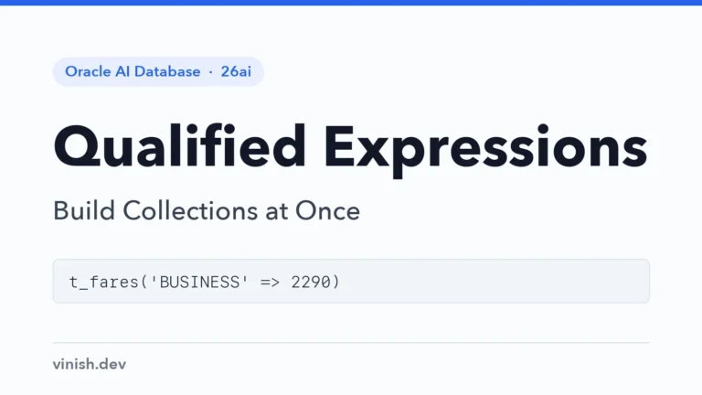 How to Use Qualified Expressions in PL/SQL