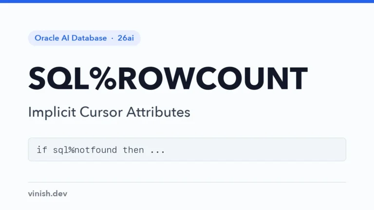 How to Use SQL% Cursor Attributes in PL/SQL