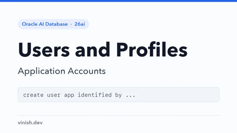 How to Create Users with Profiles in Oracle