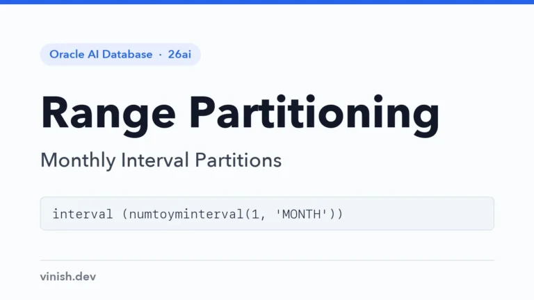 How to Partition Tables by Range in Oracle