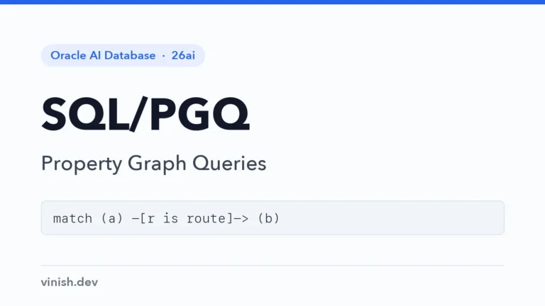 How to Query Property Graphs with SQL/PGQ in Oracle